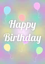 Happy Birthday - Pastel Delight created by Byers Design & Illustration