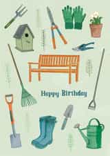 Birthday gardening created by Pencilface