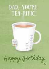 Tea-rific Dad Birthday Card created by Rebecca Handy