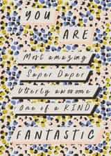 You are fantastic colourful  created by Kattern Design