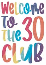 30th Birthday Card created by Cards by Becky