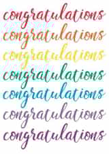 Congratulations card created by Cards by Becky