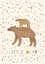Cute Little Bear Card created by Forest & Fig