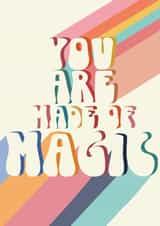 Made of Magic congratulations card created by Kate Fox