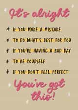 Positivity You've Got This Card created by Curious Print Studio