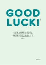 Good Luck Traitor created by Hare and Bear Design