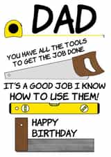 DIY Dad Happy Birthday Card  created by @Cupsie's Creations