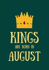 August King Birthday Card created by SJdesigns