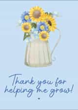 Sunflower Thank You Card created by Hannah