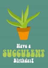 Have a Succulent Birthday! created by Cloud Cuckoo Design