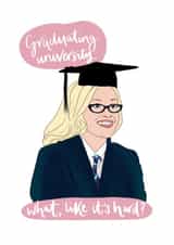 Legally Blonde Graduation Card created by intruekirstyle
