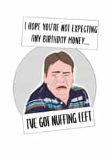 Ian Beale Crying Birthday Card created by Suzie Shambles Design
