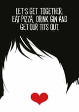 Let's get together. created by devoncow graphic design