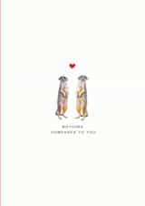 Compare the Meerkat Anniversary Card created by Sage Goodwin Illustrations