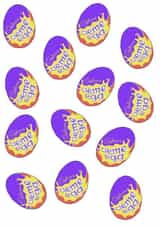 Chocolate candy egg Cadbury Easter card created by Alexia James