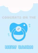 Congrats on the New Bairn (Boy) created by Brits Creations