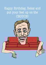 Peter Crouch Birthday Card created by Gibbo The Doodler