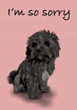 Sorry Puppy Card created by Fat Nancy Cards