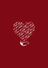 I love you a latte card created by The Mystery Scribe