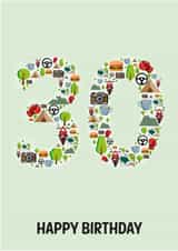 Happy 30th Birthday Camper created by Made in Manchester Crafts