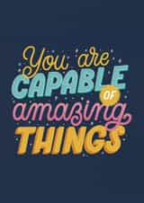 Inspirational card created by Kamilla writes letters