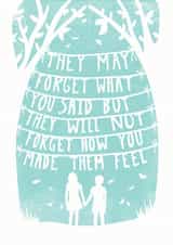 How You Made Them Feel - Teacher Thank You Card created by Nicola Scott