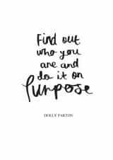 Dolly Parton Self Aware Quote Card created by Vivi Lake