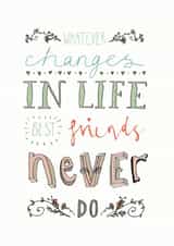 Best Friend Support Card created by Nicola Scott