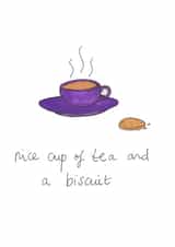 Nice cup of tea and a biscuit card created by Chintzy Bunting