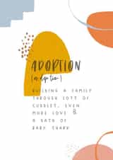 Adoption Congratulations Card created by Nisha White