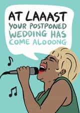 Etta James Postponed Wedding Card created by Woody's Design