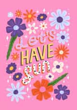 Cute pink celebration birthday card created by Katie Brookes