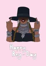 Fun Birthday Card - Beyoncé - Happy Bey-Day created by Aimee McFadden