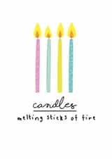 Funny Birthday Candle Card created by Ooh I Like That Design