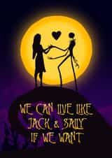 Jack & Sally - New home or Valentines day card created by Delaney Mitchell