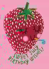 Cute Strawberry Sweet Strawberry Wishes  created by @AimeeStevens.Design