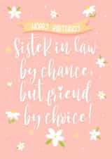 Happy birthday sister in law, sentimental. created by Little Cat Creates