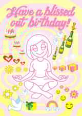 Have a Blissed out Birthday! created by Studio Beastly.
