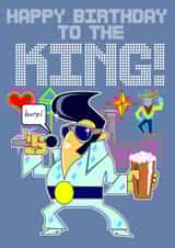 Happy Birthday to the King! created by Studio Beastly.