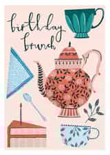 Birthday tea and cake  created by Textiles By Rachel