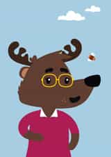 Cute Little Moose created by My Strawberry Monkey