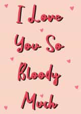 Love you so much card created by Positivity by Eilidh 