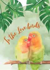 To the Love birds on their special day created by Annie Moon 