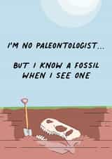 Fossil Dig Birthday Card created by Paper Jungle