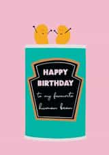 Happy Birthday Favourite Bean created by Nicola Jo