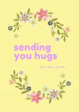 Sending you hugs get well soon card created by Abbe Smith