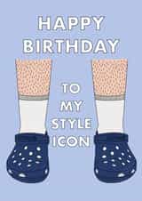 Happy Birthday Crocs Style Icon created by JoZo Collection