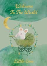 A wonderful and bright new baby card 1001 created by Kamilya Panina