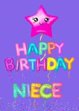 Niece Balloon Birthday Card created by Kerrylovescards