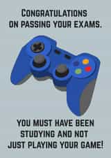 Exam congratulations gamer created by Doodle Dot Design Co